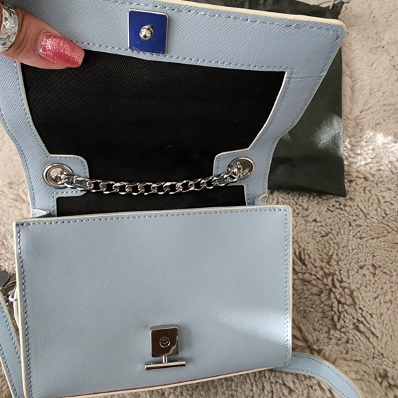 Vince Camuto baby blue cross bag - Picture 2 of 4